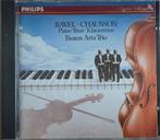 Ravel & Chausson - Pianotrio's Beaux Arts Trio CD, Ophalen of Verzenden, Romantiek, Gebruikt, Kamermuziek