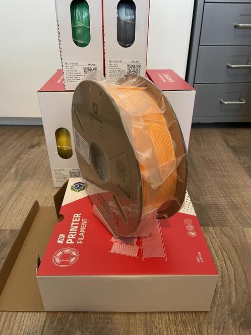 Kingroon Orange PLA Filament 1.75mm - Goedkoopste van NL!, Computers en Software, 3D-printerbenodigheden, Nieuw, Ophalen of Verzenden