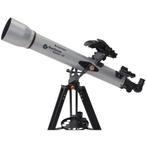 telescoop voor sterrenhemel, Ophalen, Lenzentelescoop (refractor), 80 tot 200 mm, Met statief