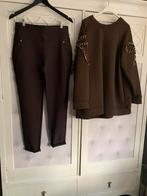 Setje maat 52/54, Kleding | Dames, Grote Maten, Ophalen of Verzenden, Nieuw, Bruin, Overige typen