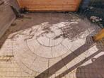 Grote terras cirkel (tegels), Tuin en Terras, Tegels en Klinkers, Ophalen, Gebruikt, Klinkers, 10 m² of meer