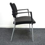 Drentea vergaderstoelen | 4-poots | Zwart | Stapelbaar, Huis en Inrichting, Gebruikt, -, Zwart, -