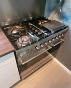 Boretti 90cm gasfornuis dubbele elc.oven, Ophalen, Gebruikt, 60 cm of meer, Gas
