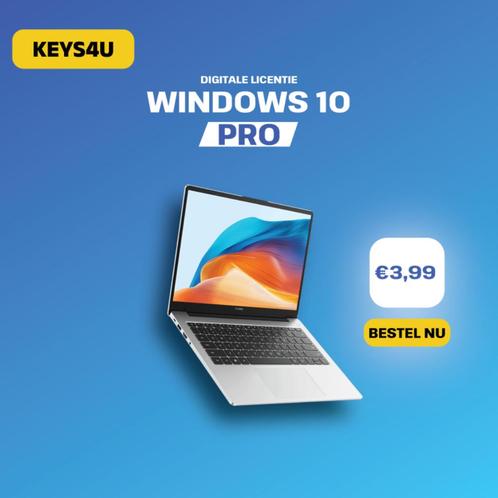 Windows 10 Pro Key Licentie Code - Direct Geleverd, Computers en Software, Besturingssoftware, Nieuw, Windows, Verzenden