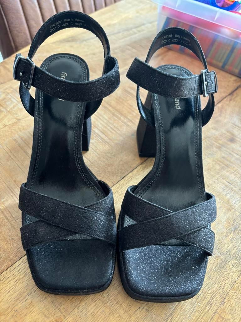Graceland glitter blokhak maat 38, Ophalen of Verzenden, Zo goed als nieuw, Schoenen