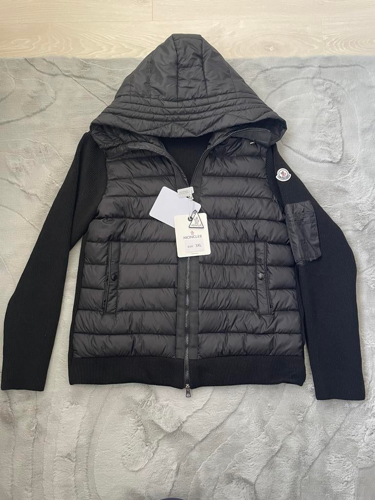 Moncler cardigan, Verzenden, Nieuw, Maat 56/58 (XL), Zwart
