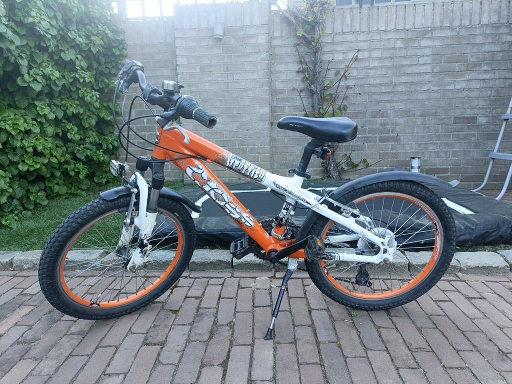 Kinderfiets Cross 20 inch mtb, Fietsen en Brommers, Fietsen | Crossfietsen en BMX, Ophalen, Gebruikt, Staal, 20 tot 24 inch