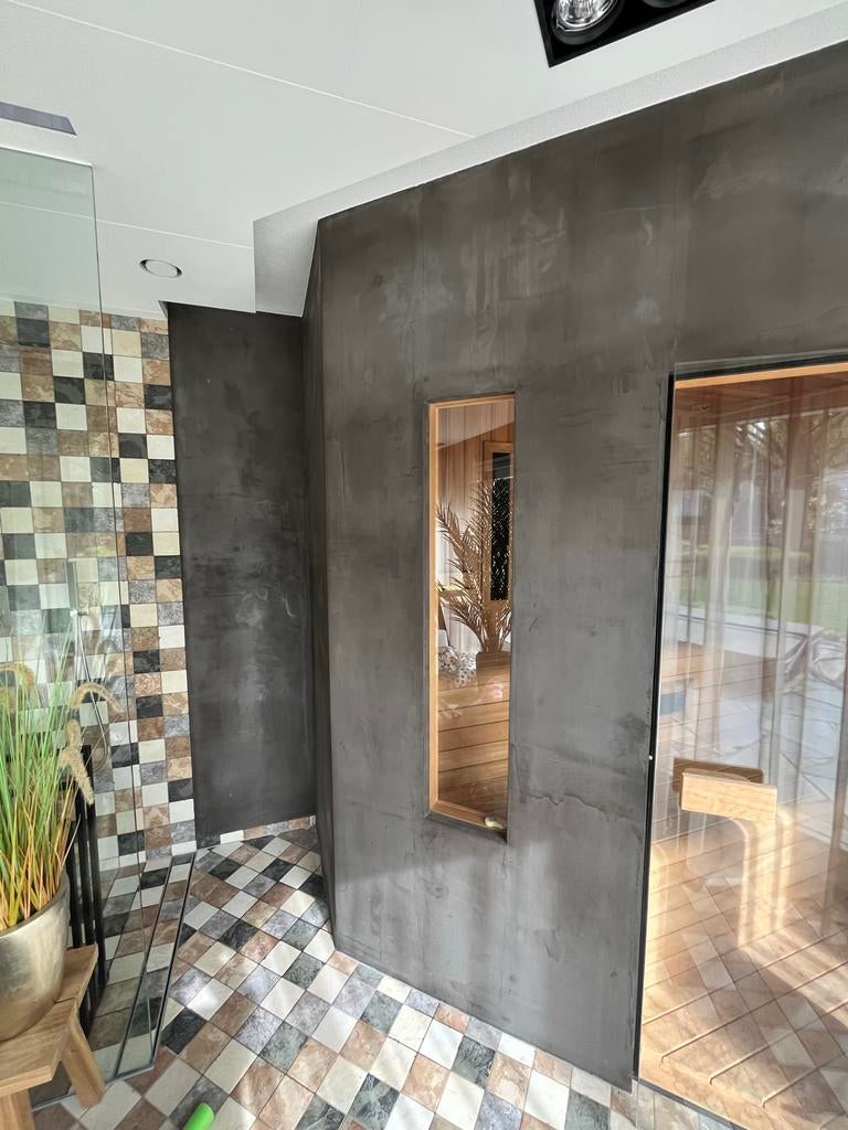 Speciaal op maat gemaakte zeer luxe Sauna met alle opties, Sport en Fitness, Sauna, Ophalen, Zo goed als nieuw, Complete sauna