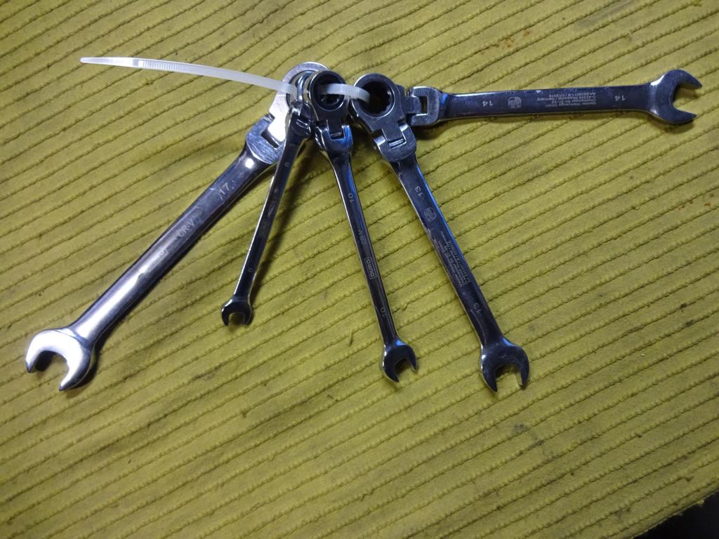 Set ring ratelsleuels DURO 5 stuks, Ophalen of Verzenden, Zo goed als nieuw