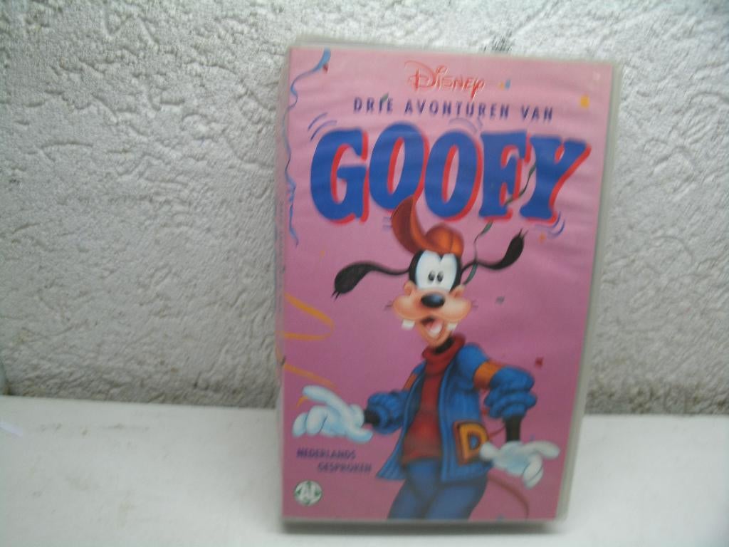 vhs 138a goofy drie avonturen, Cd's en Dvd's, VHS | Kinderen en Jeugd, Alle leeftijden, Ophalen of Verzenden, Zo goed als nieuw