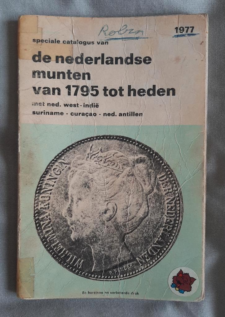 Muntencatalogus 1977 De Nederlandse Munten van 1795 tot 1976, Postzegels en Munten, Munten en Bankbiljetten | Toebehoren, Boek of Naslagwerk