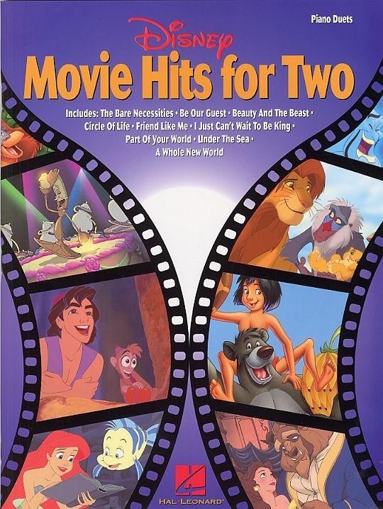 Piano easy-intermediate: Disney movie hits for two (duets), Muziek en Instrumenten, Bladmuziek, Gebruikt, Overige genres, Ophalen of Verzenden