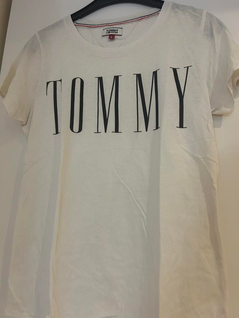 Tommy Jeans T-shirt, Kleding | Dames, T-shirts, Wit, Ophalen of Verzenden, Korte mouw, Maat 36 (S)