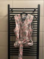 Studio Anneloes Gilet - Roze met bloemenprint, Kleding | Dames, Ophalen of Verzenden, Zo goed als nieuw, Maat 34 (XS) of kleiner