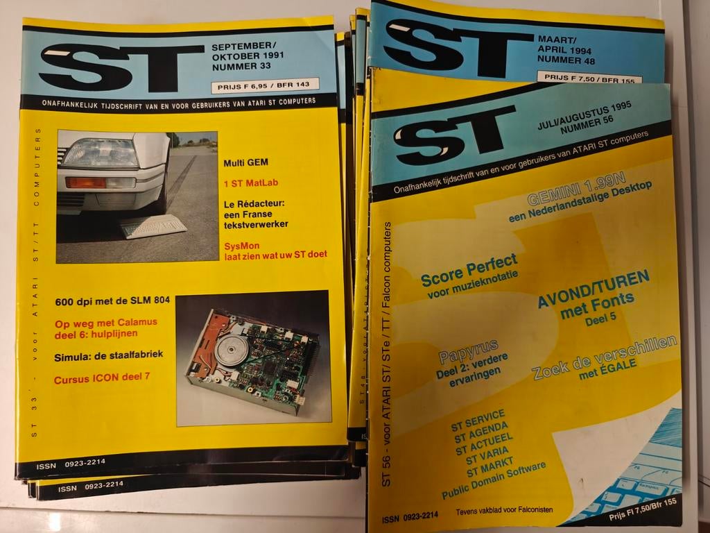 36 stuks (Atari) ST Magazine, Computers en Software, Vintage Computers, Ophalen