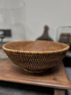 Birma Myanmar mand op voet birmarieten schaal, Ophalen of Verzenden, Gebruikt, Rond, Riet