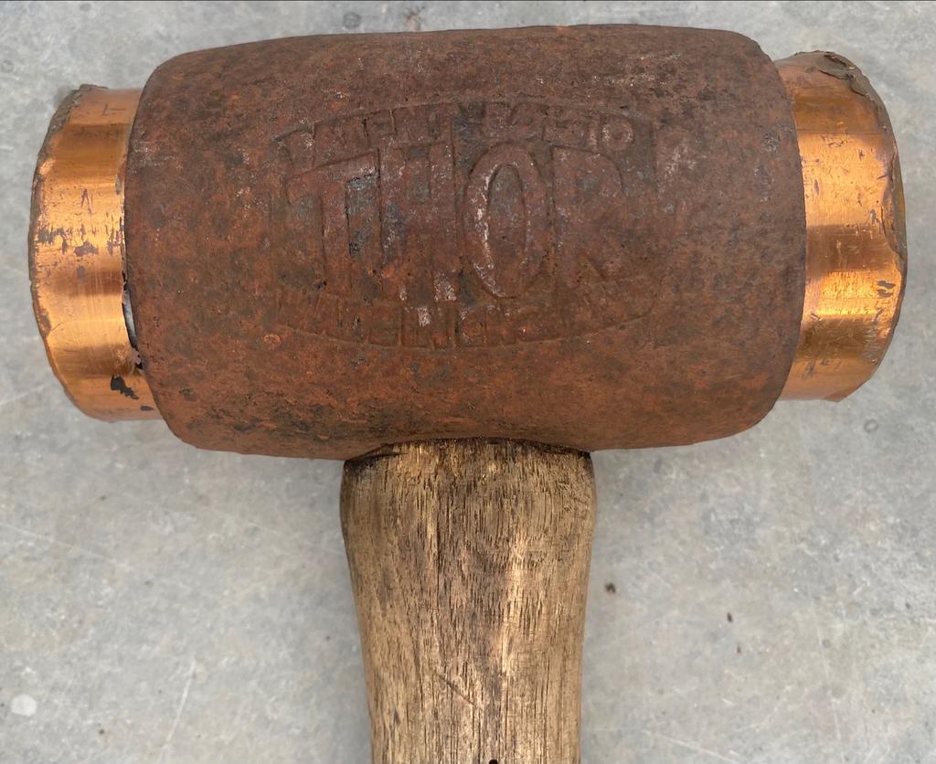 Thor koperen hamer, Ophalen, Gebruikt