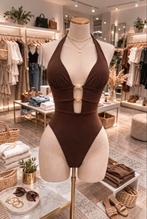 Nieuw Koffiebruin Badpak Maat M - DHL/PostNL Verzending, Kleding | Dames, Badmode en Zwemkleding, Ophalen of Verzenden, Nieuw