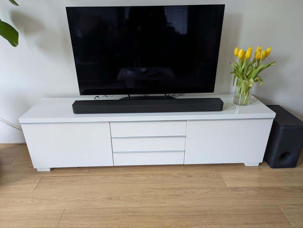 IKEA BESTÅ BURS TV-kast, meubel., Ophalen, 150 tot 200 cm, Zo goed als nieuw, Minder dan 100 cm