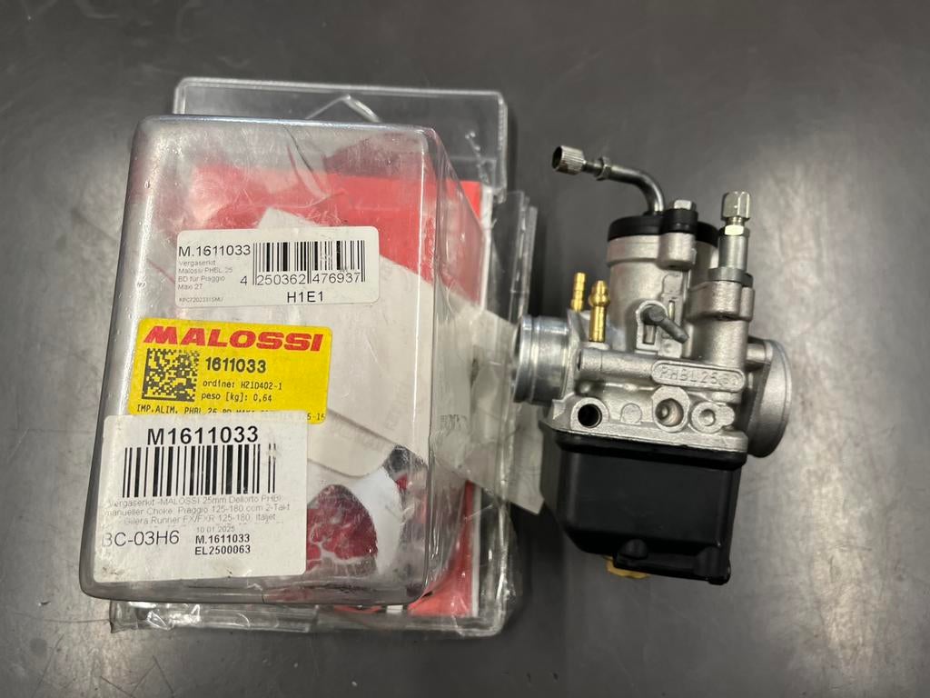 Tekoop 25mm carburateur malossi runner skr 125cc 172cc 180cc, Ophalen of Verzenden