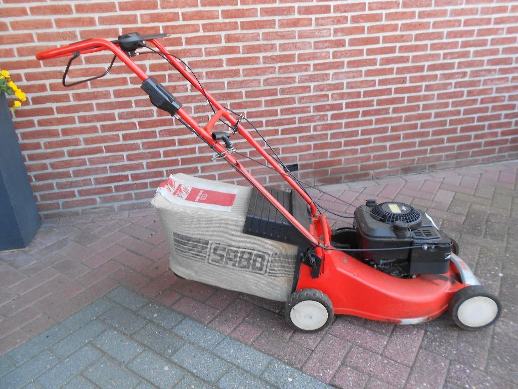 benzine grasmaaier, Cirkelmaaier, Gebruikt, Ophalen of Verzenden, Opvangbak