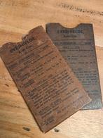 Tweede wereldoorlog anti gas maskers eye shields 2 stuks, Overige typen, Onbekend, Ophalen of Verzenden, Onbekend