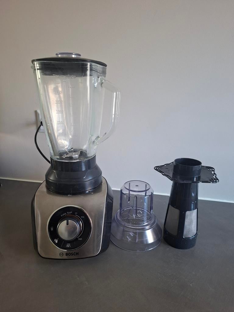 Bosch Silentmixx Blender met diverse accessoires, Witgoed en Apparatuur, Ophalen of Verzenden, Gebruikt, Blender