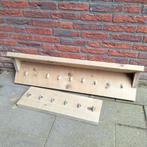 Landelijke Steigerhouten Kapstok, Huis en Inrichting, Wandkapstok, Nieuw, Ophalen of Verzenden, Minder dan 100 cm