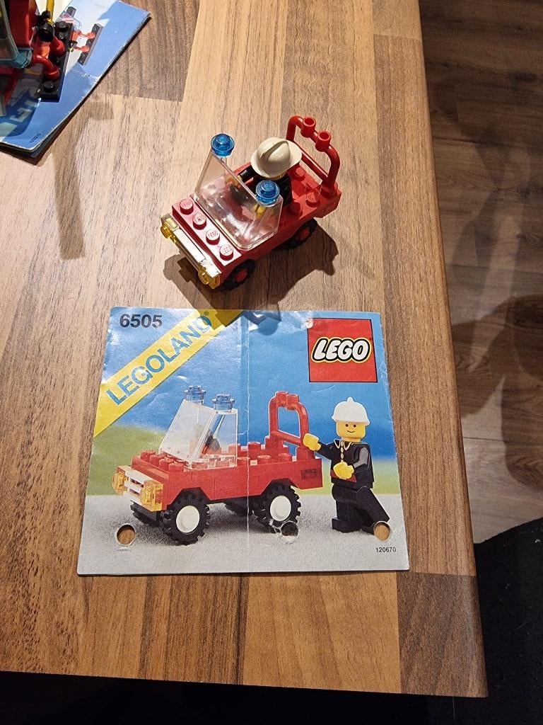 Lego 6505 Fire Chiefs car, Ophalen of Verzenden, Gebruikt, Complete set, Lego