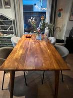 GRATIS Acacia houten eettafel 90x 200, Huis en Inrichting, Tafels | Eettafels, Ophalen, 200 cm of meer, 50 tot 100 cm, Zo goed als nieuw