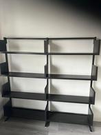 Zwarte Boekenkast (stelling)met Planken, Huis en Inrichting, Ophalen, Met plank(en), Strak, 150 tot 200 cm
