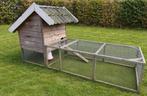 Handgemaakt kippenhok met ruime ren | dakpannendak, Ophalen, Zo goed als nieuw, Kippenhok of Kippenren