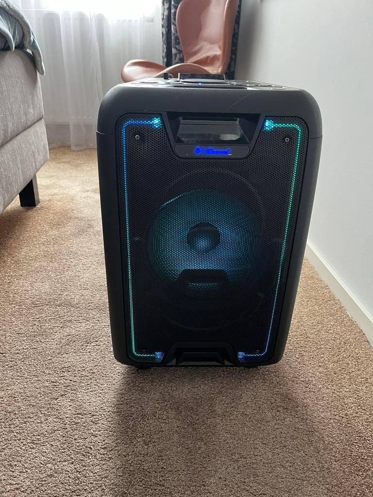 IDance Megabox 1000 mobiele speaker incl microfoon, Ophalen, Zo goed als nieuw