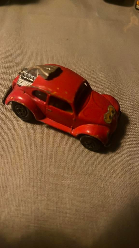 Vintage Matchbox No.2 Red Jeep Hot Rod, Ophalen of Verzenden