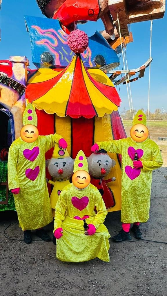 Bumba carnavalspak volwassenen studio100, Ophalen of Verzenden, Zo goed als nieuw, Carnaval