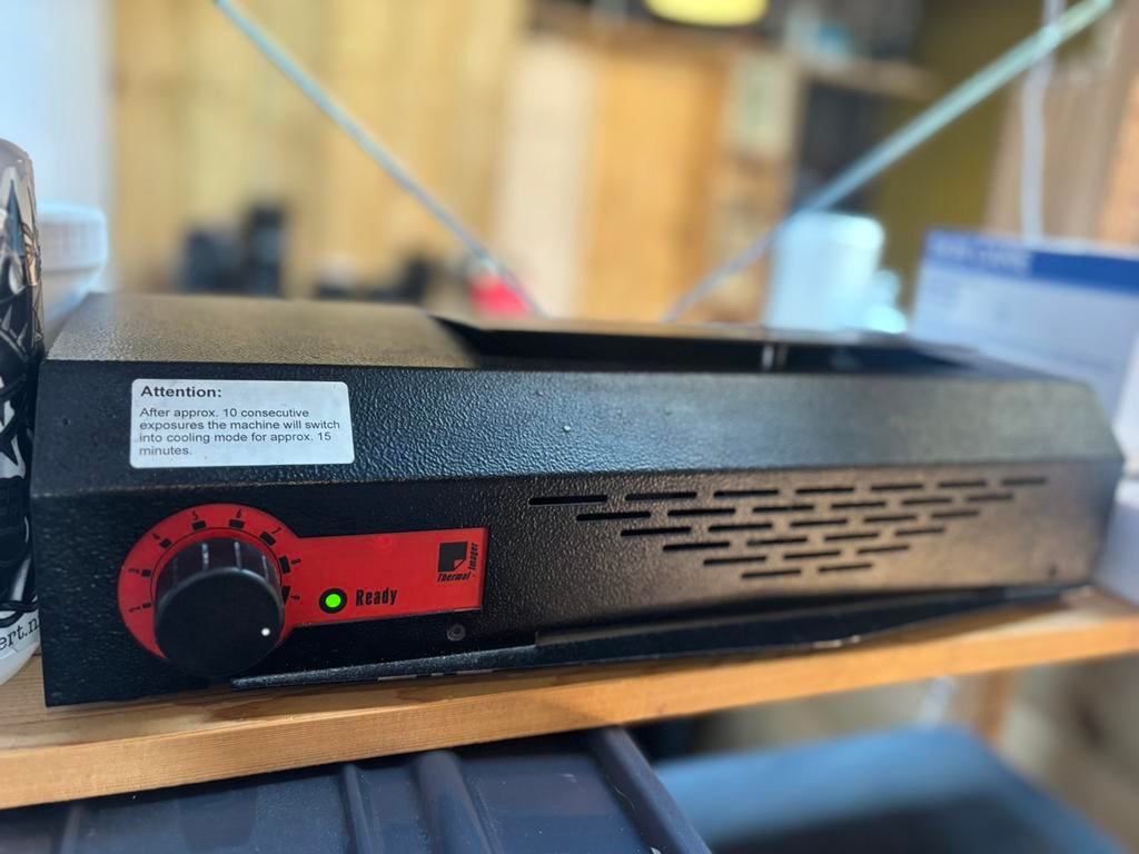 Stencil/thermal machine, Ophalen, Zo goed als nieuw, Overige technieken