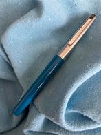 Pelikan Pelikano Vulpen Blauw met een Stalen Dop, Ophalen of Verzenden, Gebruikt, Vulpen, Overige merken