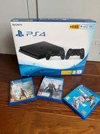 Ps 4 slim 1 tb 2 controllers, Ophalen, Zo goed als nieuw, Met 2 controllers, Slim