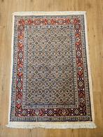 Handgeknoopt perzisch tapijt moud met zijde 110x70, Info@SlatsAntiek.nl, Crème, 100 tot 150 cm, Perzisch