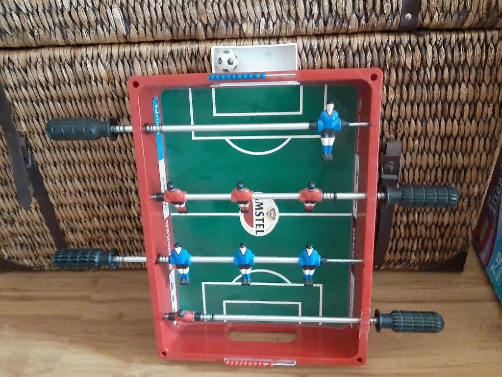 Tafelvoetbal voor op amstelkratje, Ophalen, Gebruikt