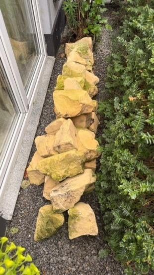 Mergelsteen voor tuin, Ophalen, Zo goed als nieuw