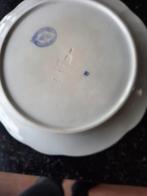 Leuke gebruikte botervloot, blauw-wit decor, Ophalen of Verzenden