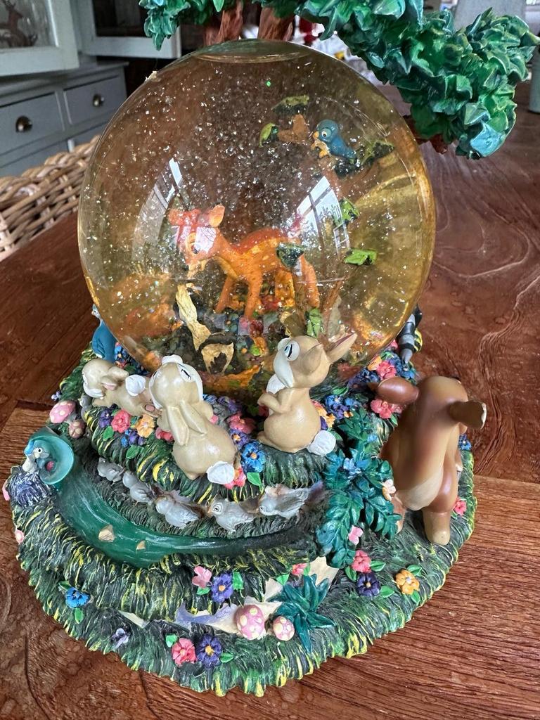 Disney speeldoos Bambi met “little april shower”, Ophalen of Verzenden, Gebruikt