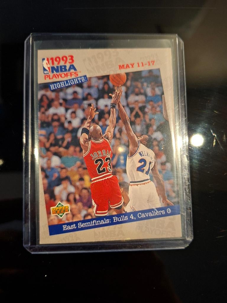 Michael Jordan Upper Deck #187 basketball card, Verzenden, Zo goed als nieuw, Buitenlandse clubs, Spelerskaart