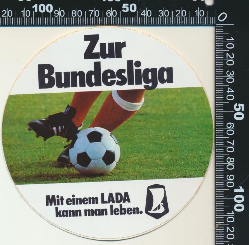 Sticker: Lada - Zum Bundesliga, Ophalen of Verzenden, Zo goed als nieuw, Auto of Motor