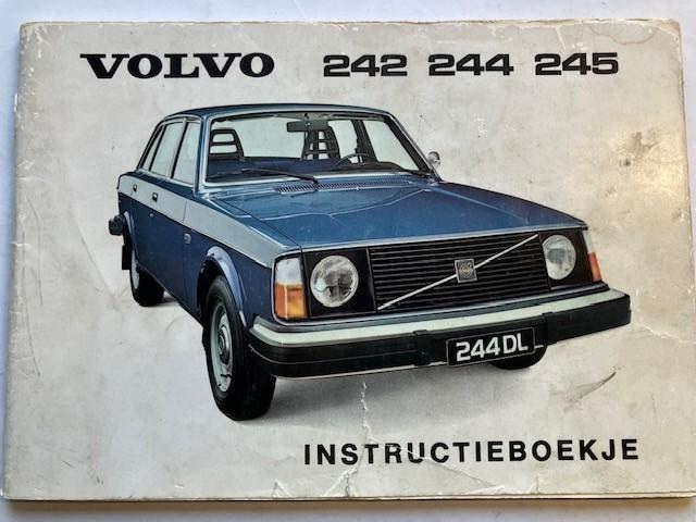 Handleiding/Instructieboekje    Volvo  242/244/245  1975  NL, Ophalen of Verzenden