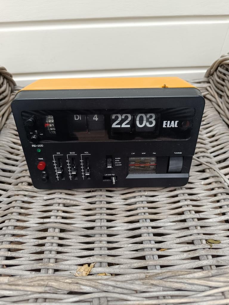 Elac jaren 70 radio in topstaat, Audio, Tv en Foto, Radio's, Ophalen