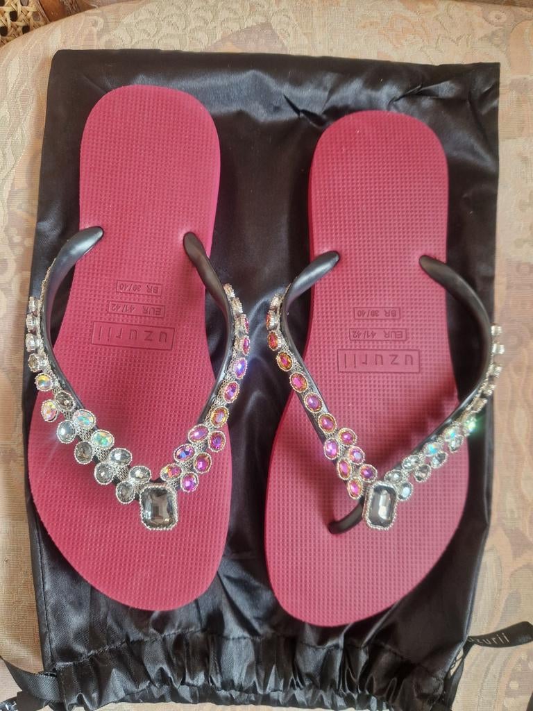 Mooie uzurii slippers, maat 41/42, nieuw!, Kleding | Dames, Schoenen, Slippers, Overige kleuren, Uzurii, Nieuw