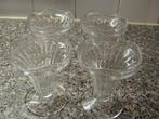 4 Glazen IJscoupes, Glas of Glazen, Ophalen of Verzenden, Overige stijlen, Glas