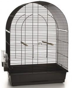 Vogelkooi Big Lucie zwart 54 x 34 x 75cm - Parkietenkooi, Ophalen, Nieuw, Vogelkooi, Metaal